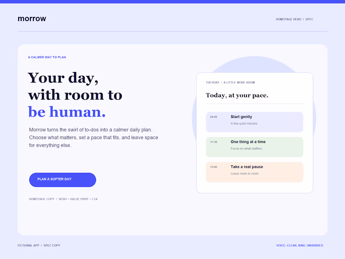 Cover image for Homepage hero concept for a