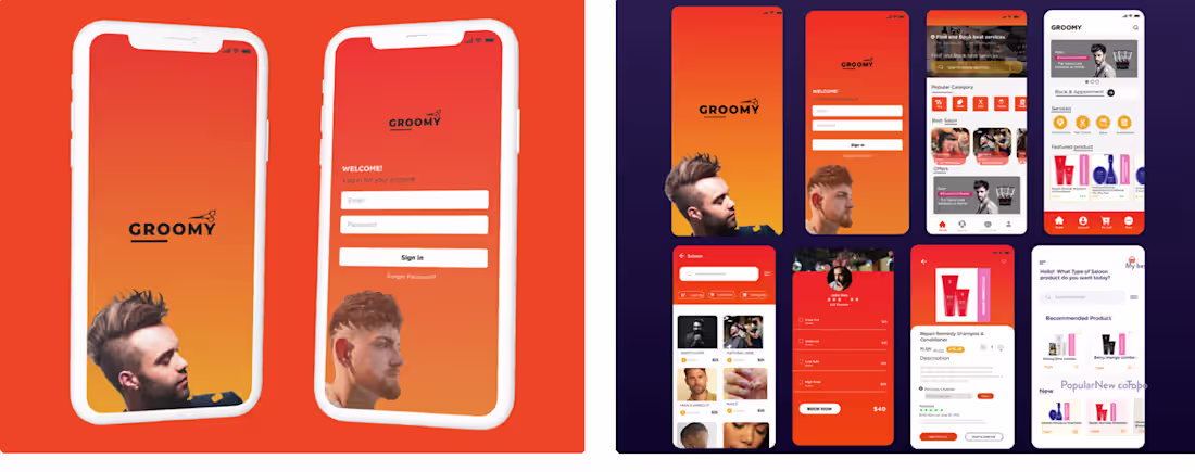 Cover image for GROOMY is mobile apps streamline