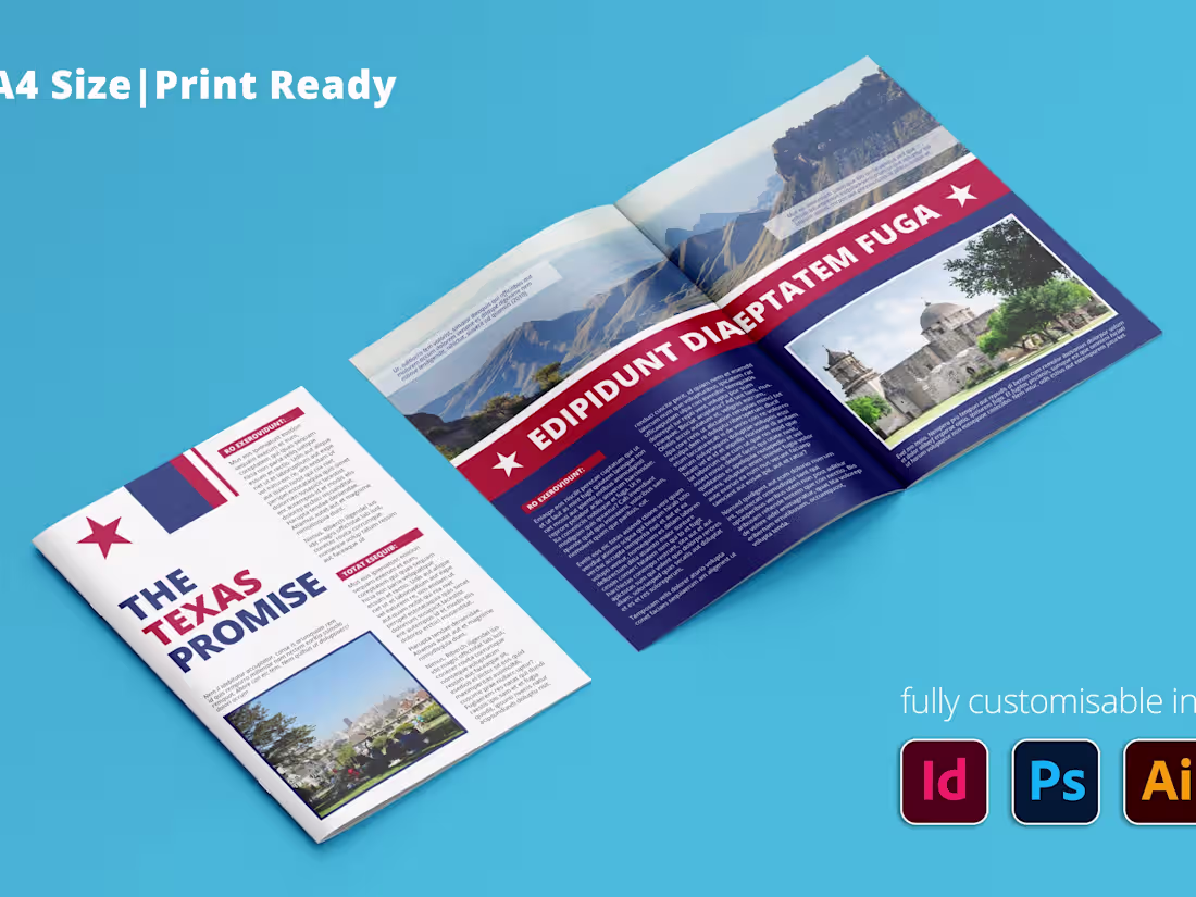 Cover image for A4 Travel & Tourism Brochure