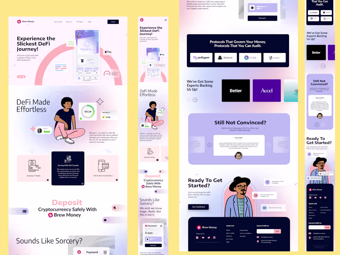Cover image for Landing Page Design & Framer Development