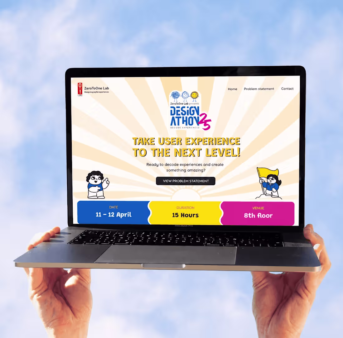 Cover image for Designathon Landing Website