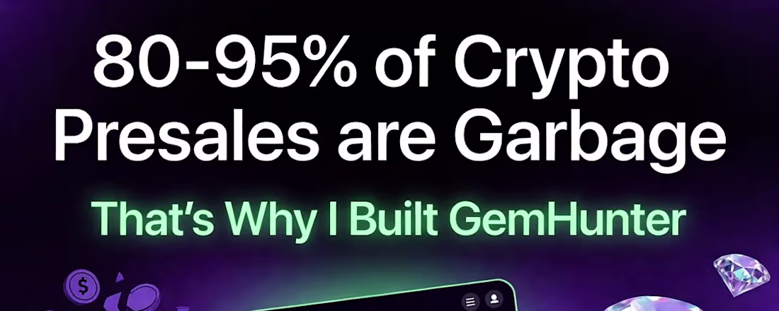 Cover image for GemHunter: A Tool to Identify Legitimate Crypto Presales