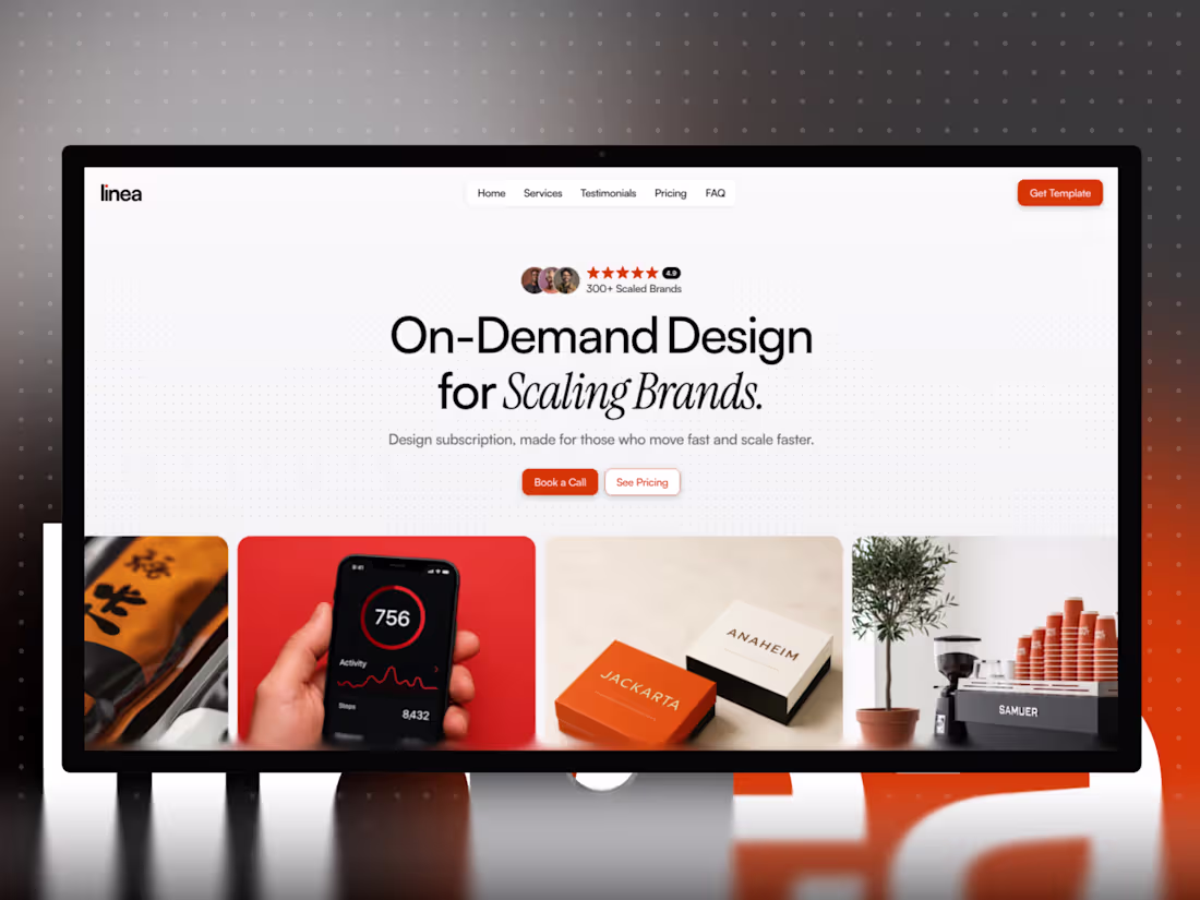 Cover image for Design Subscription Agency - Premium Framer Template