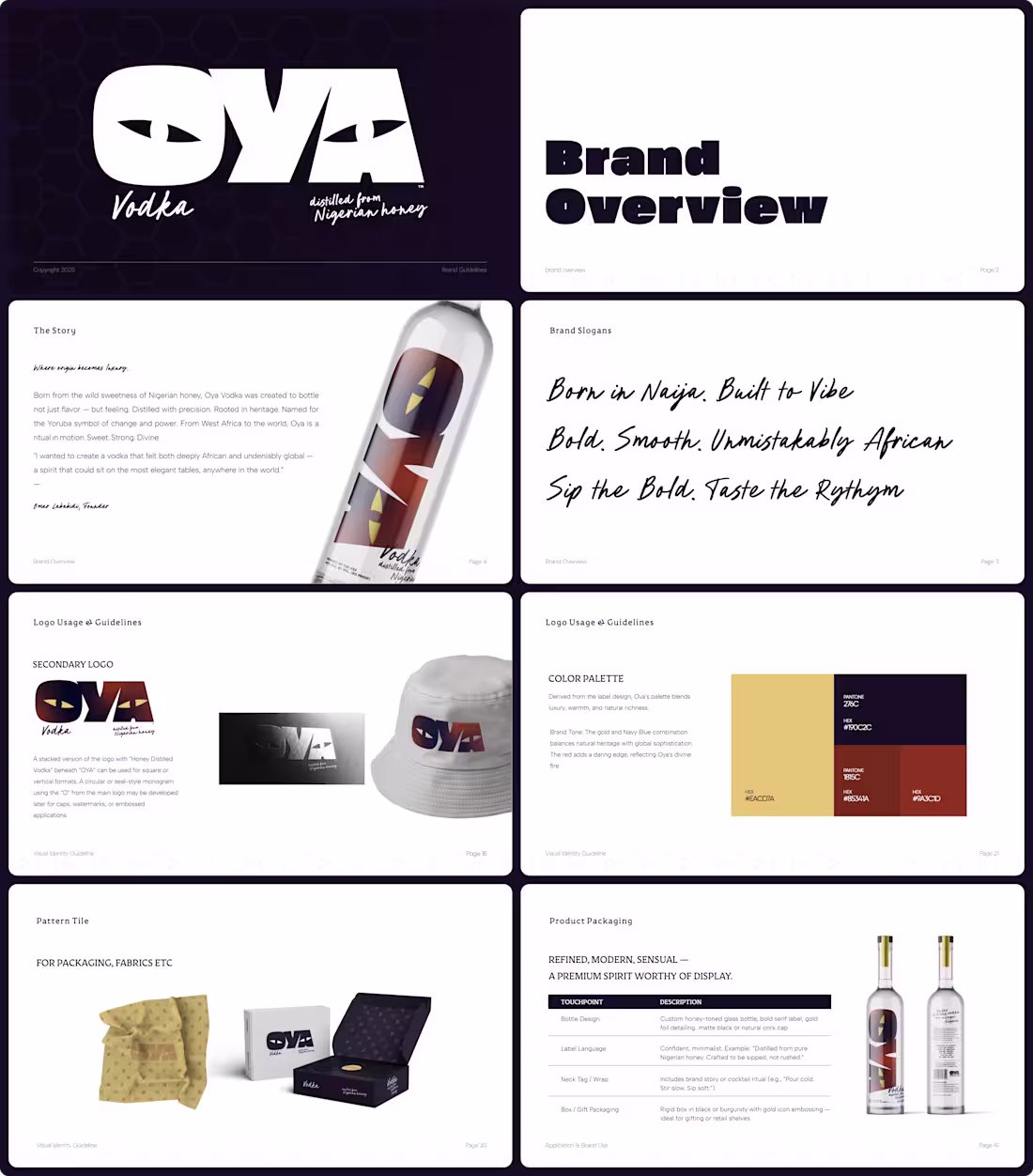 Cover image for Oya Honey Vodka Bold. Smooth. Unmistakably African. We didn’...