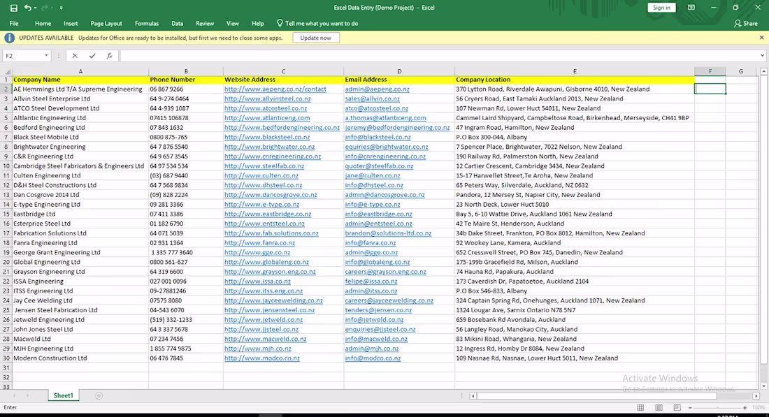 Cover image for Business web research and data