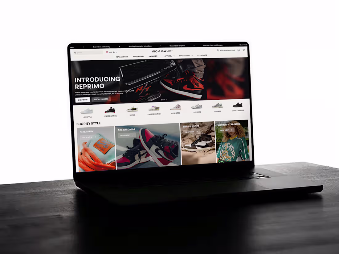 Cover image for Premium Streetwear & Sneaker eCommerce Experience Design