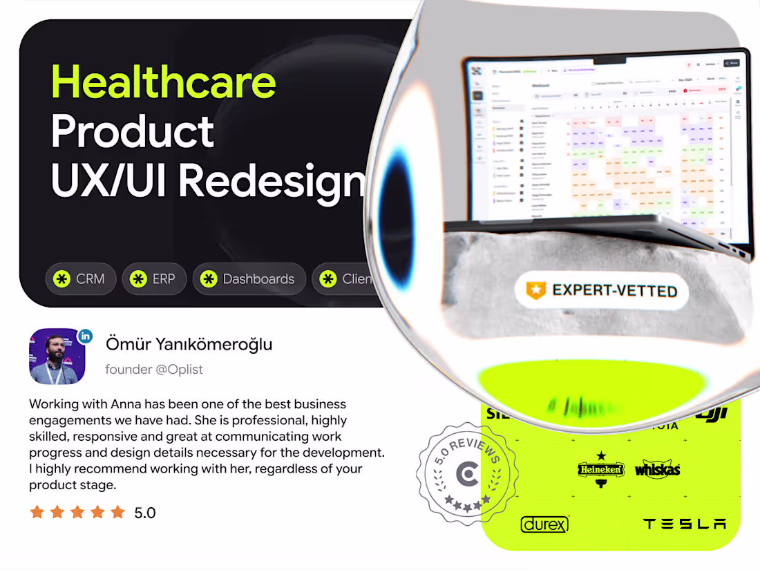 Cover image for Healthcare Product UX/UI Redesign