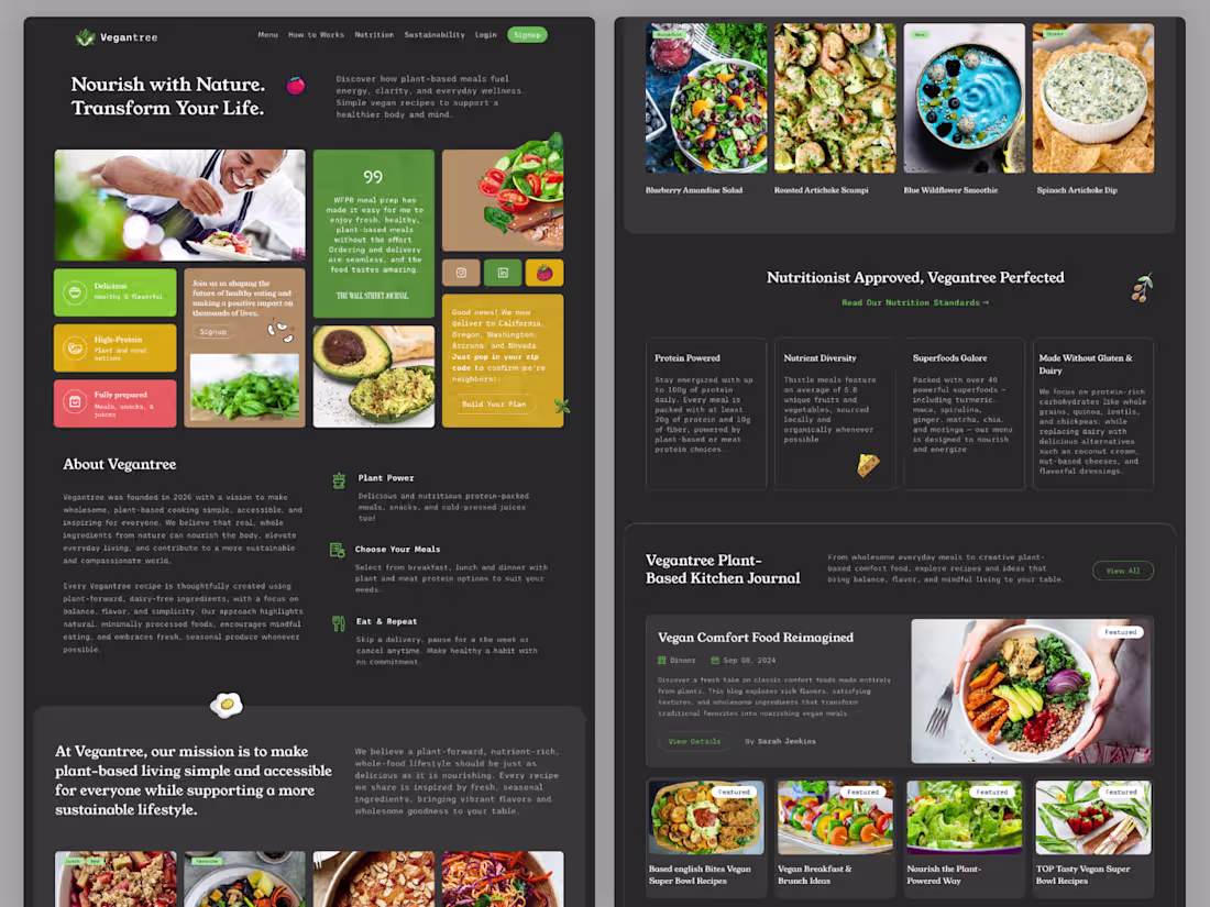 Cover image for Vegantree Vegan Food & Nutrition