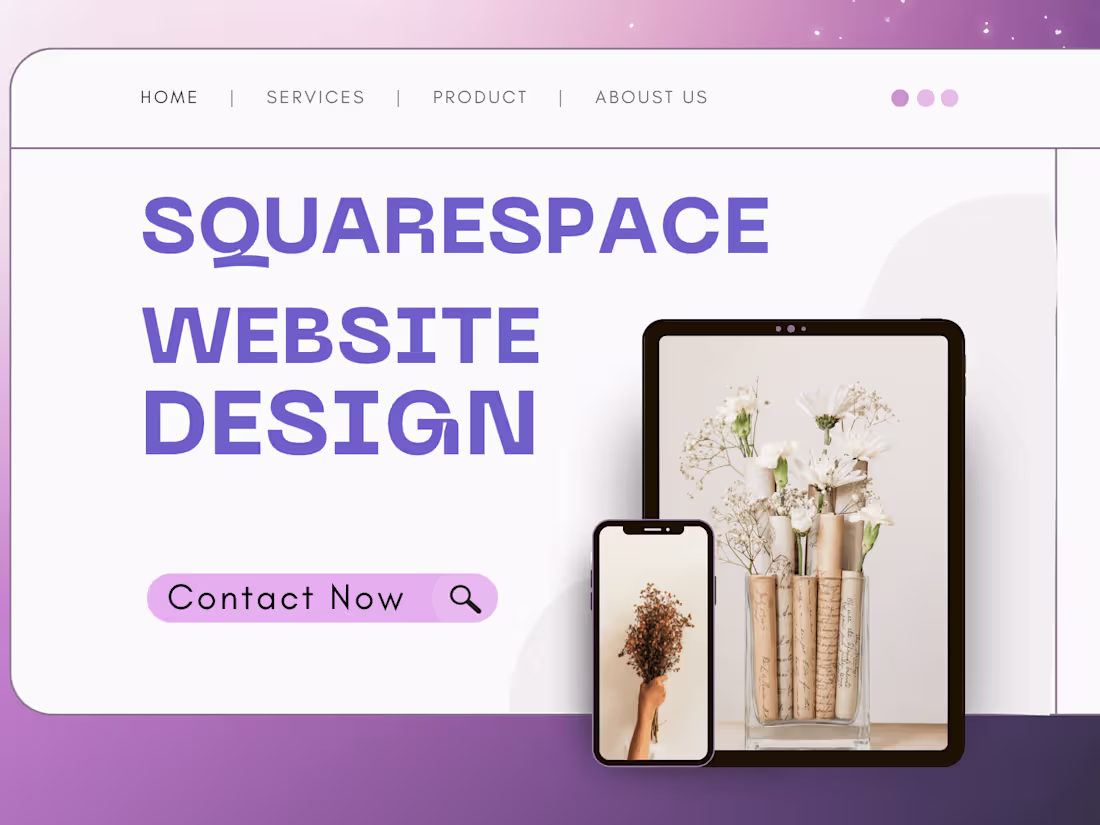 Cover image for Squarespace website design