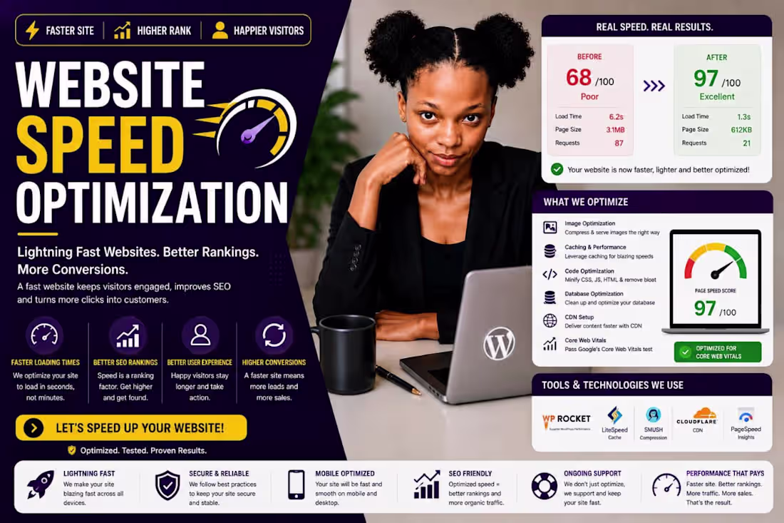 Cover image for Website Speed Optimization | Faster WordPress Performance