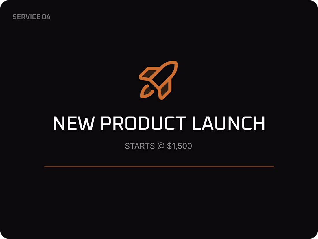 Cover image for New Product Launch