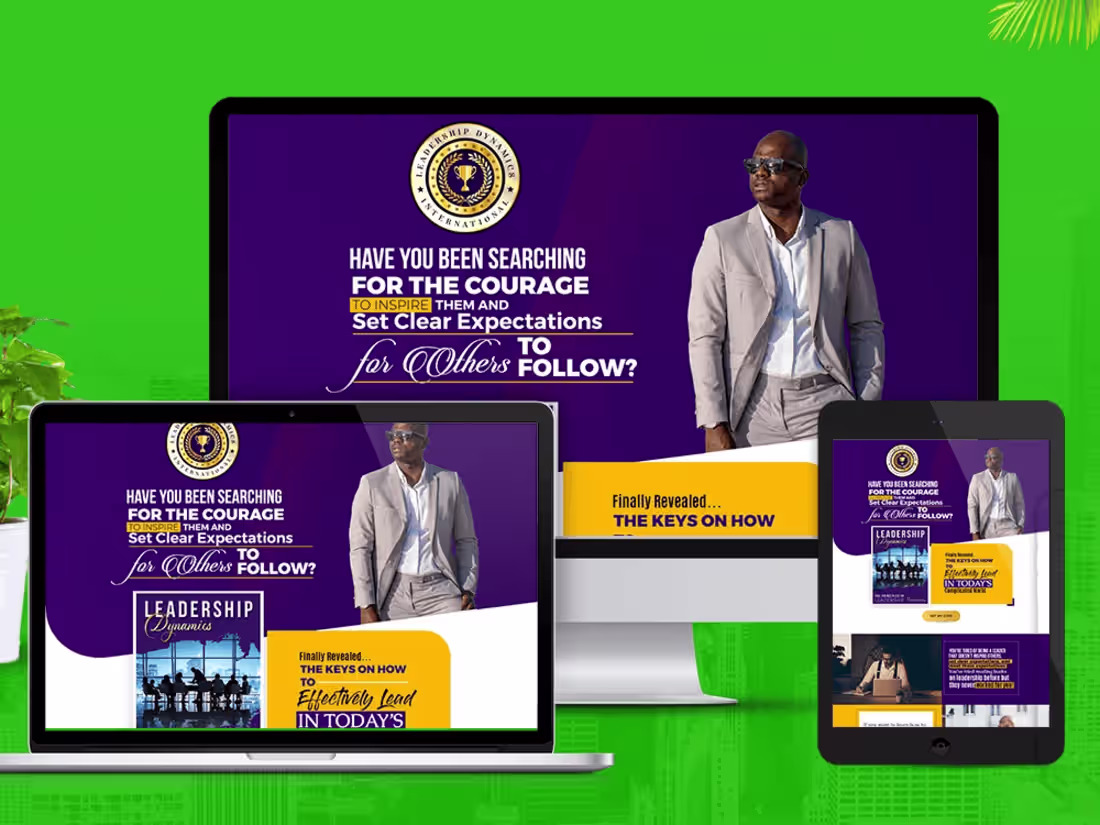 Cover image for You can make a landing page for your website