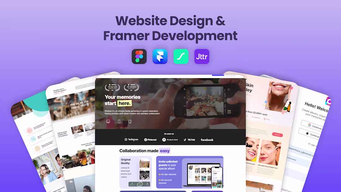 Cover image for Website Design & Framer Development