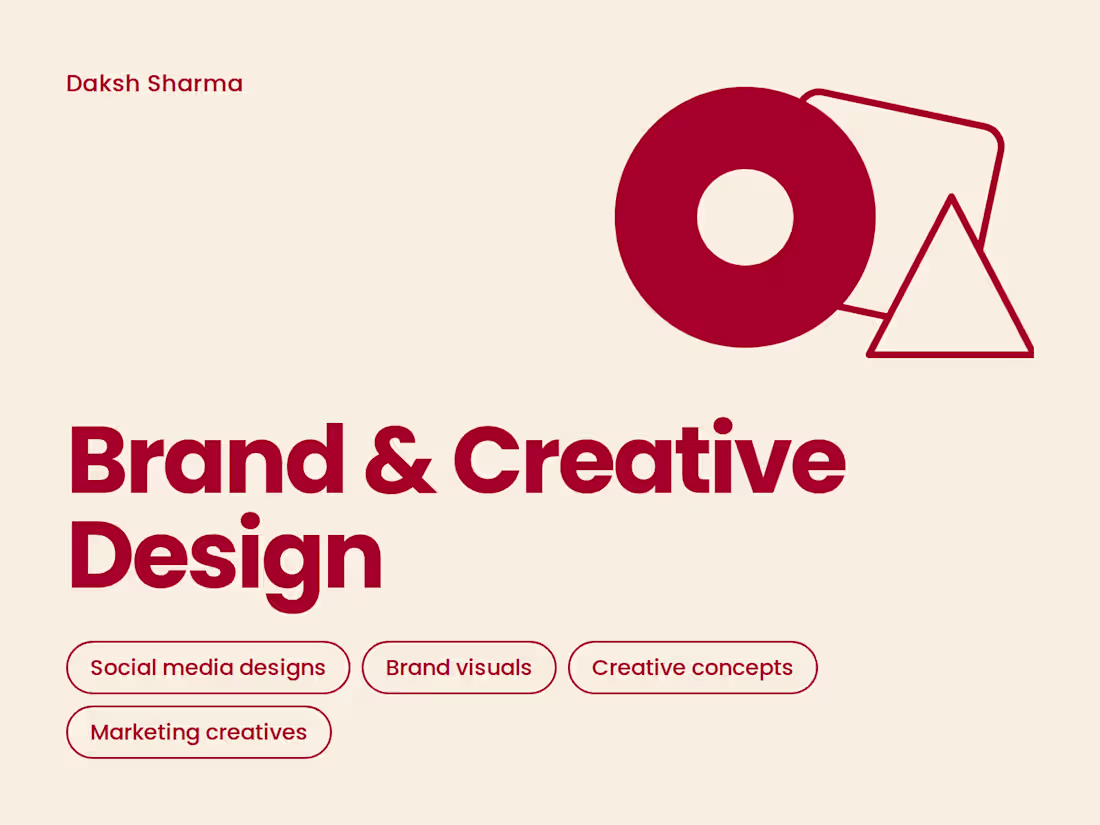 Cover image for Brand & Creative Design