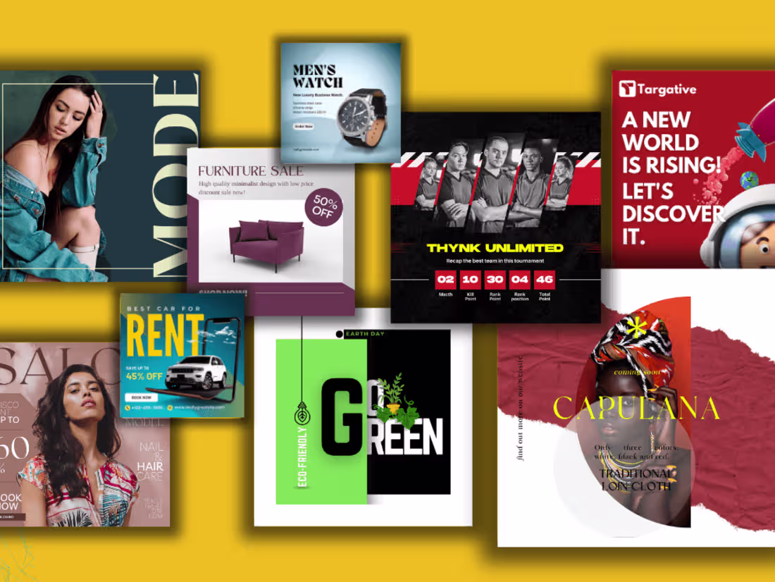 Cover image for I will design highly converting social media posts and Designs