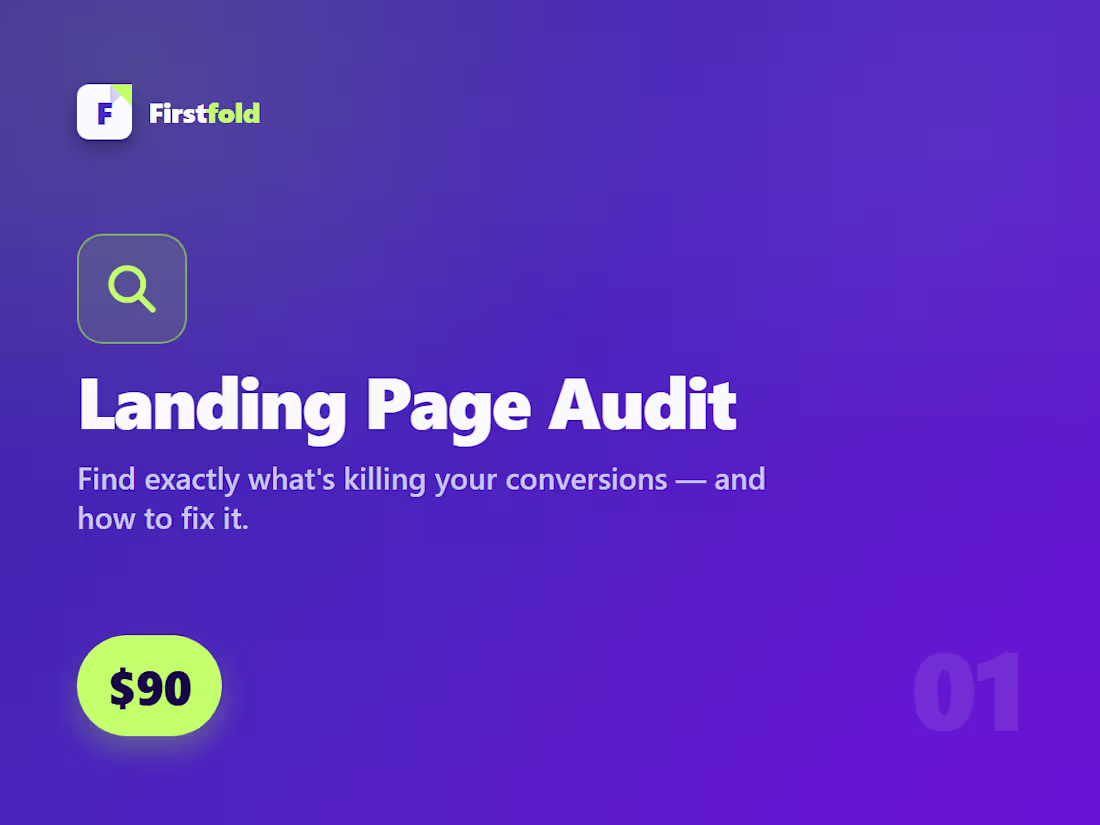 Cover image for Landing Page Audit