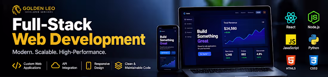 Cover image for Full-Stack Web Development
