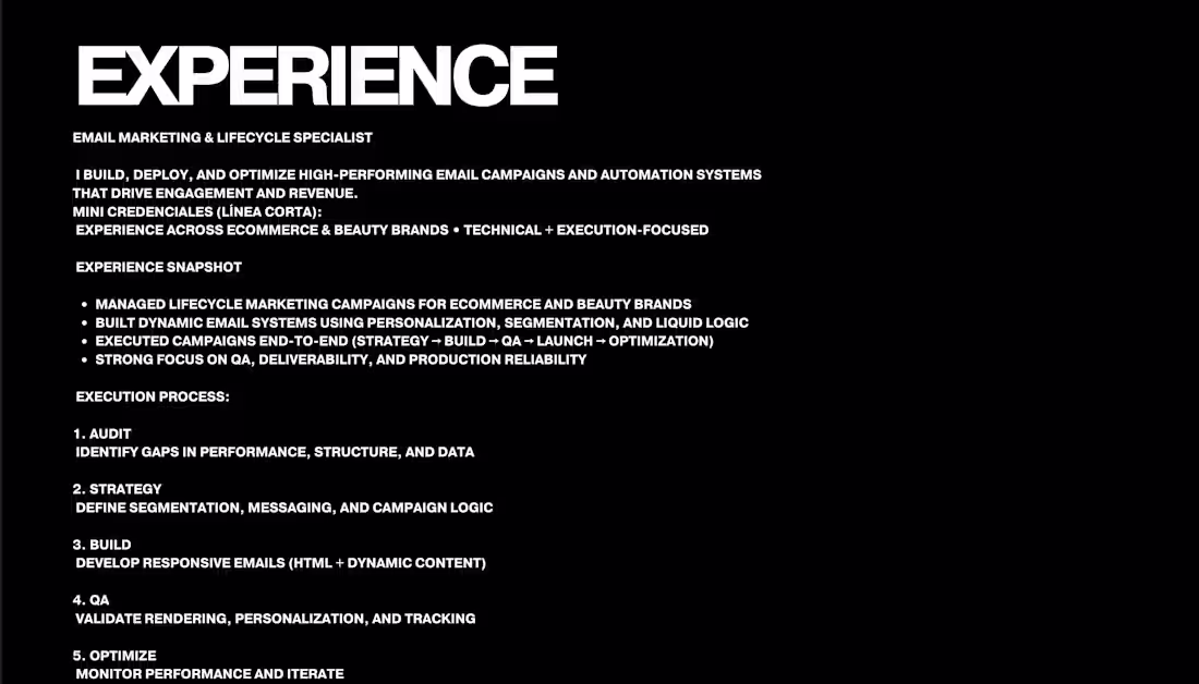 Cover image for experience