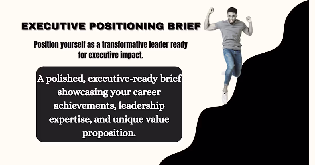 Cover image for Executive Positioning Brief