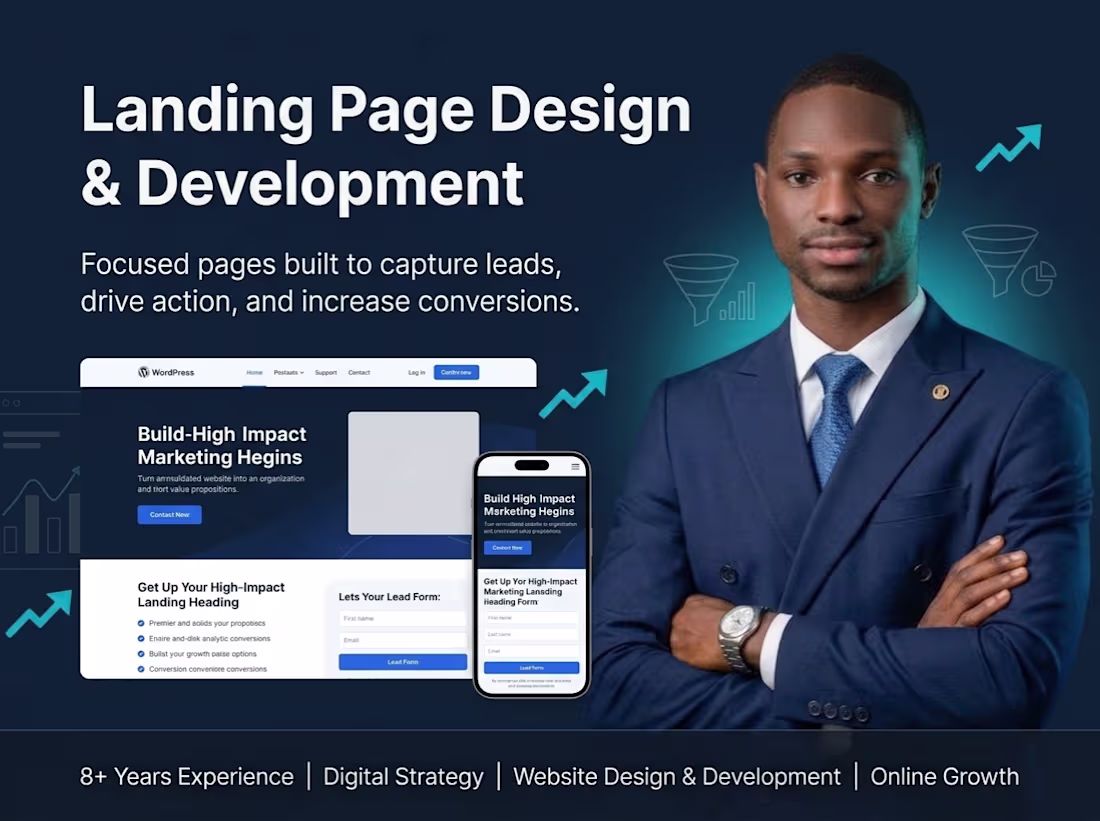 Cover image for Landing Page Design & Development