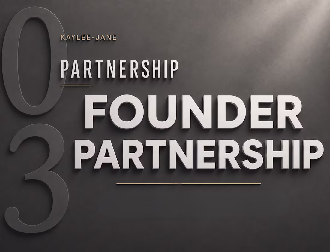 Cover image for Founder Build Partnership™ | Strategic Advisory