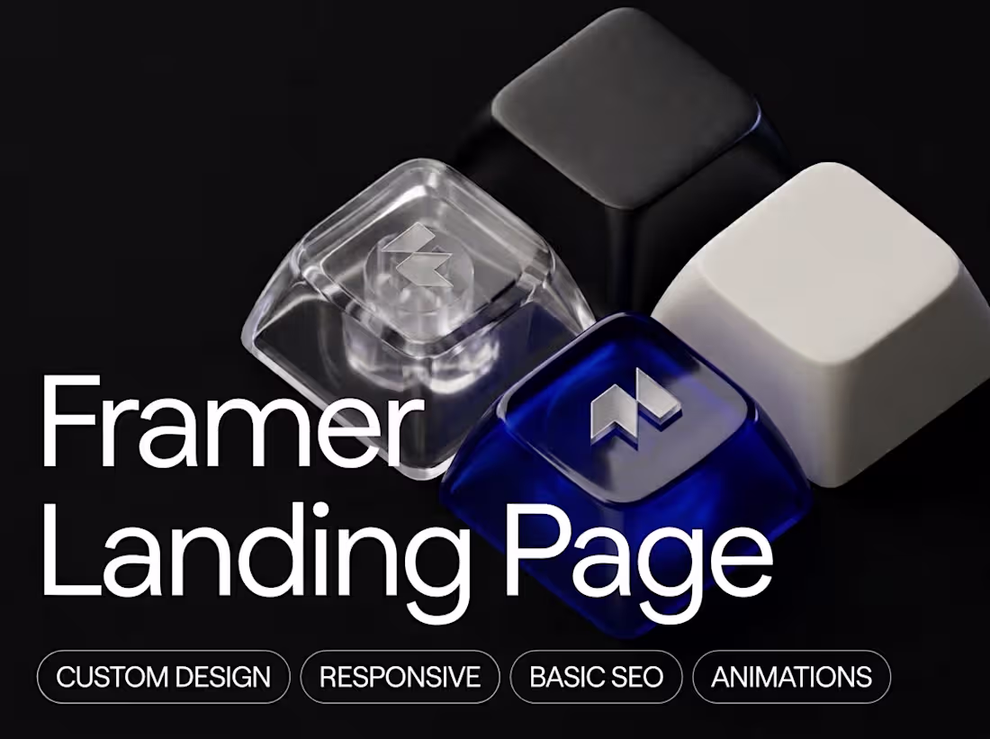 Cover image for Framer Landing Page Design & Development