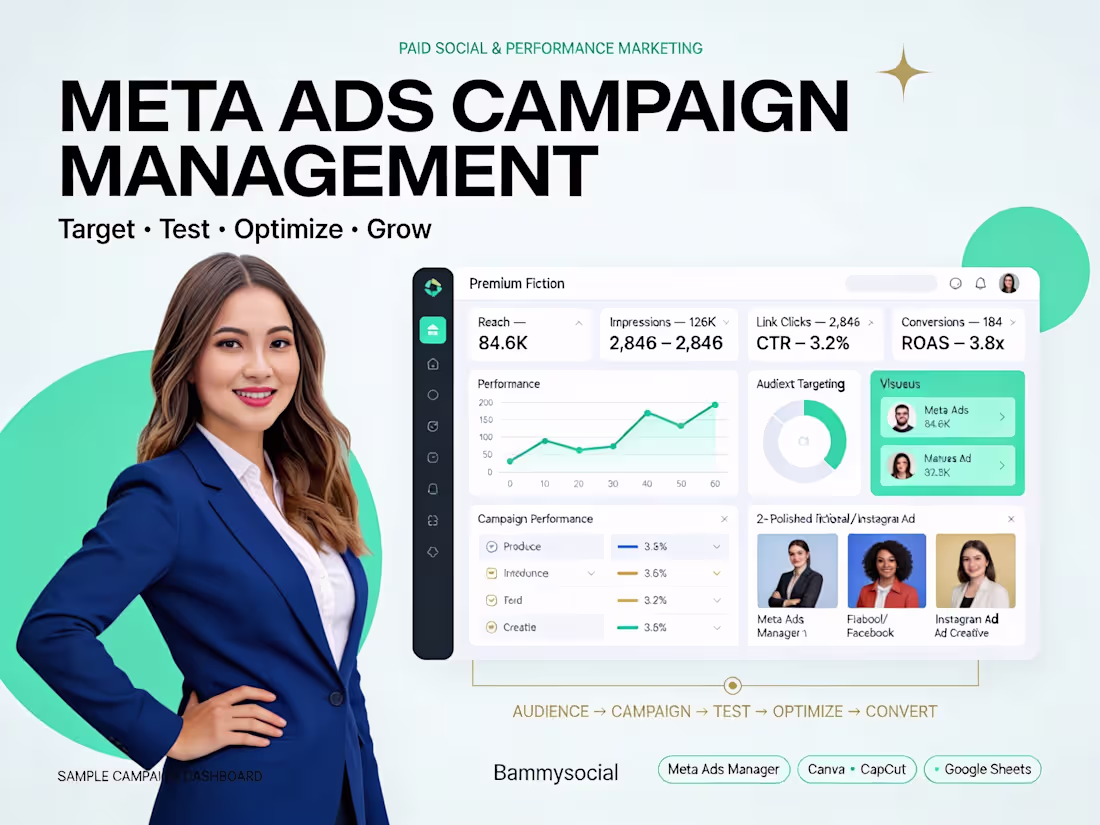 Cover image for Meta Ads Campaign Management & Optimization