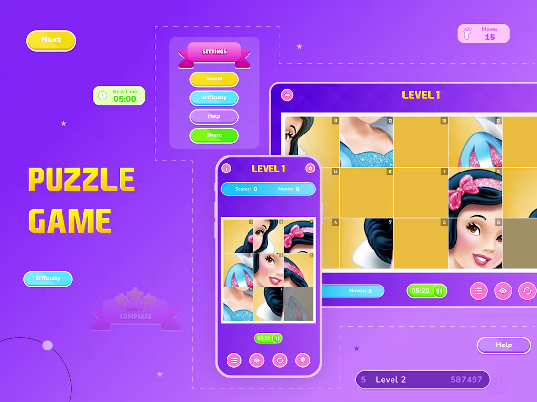 Cover image for Image Sliding Puzzle: Test Your Mind with Engaging Image Puzzles