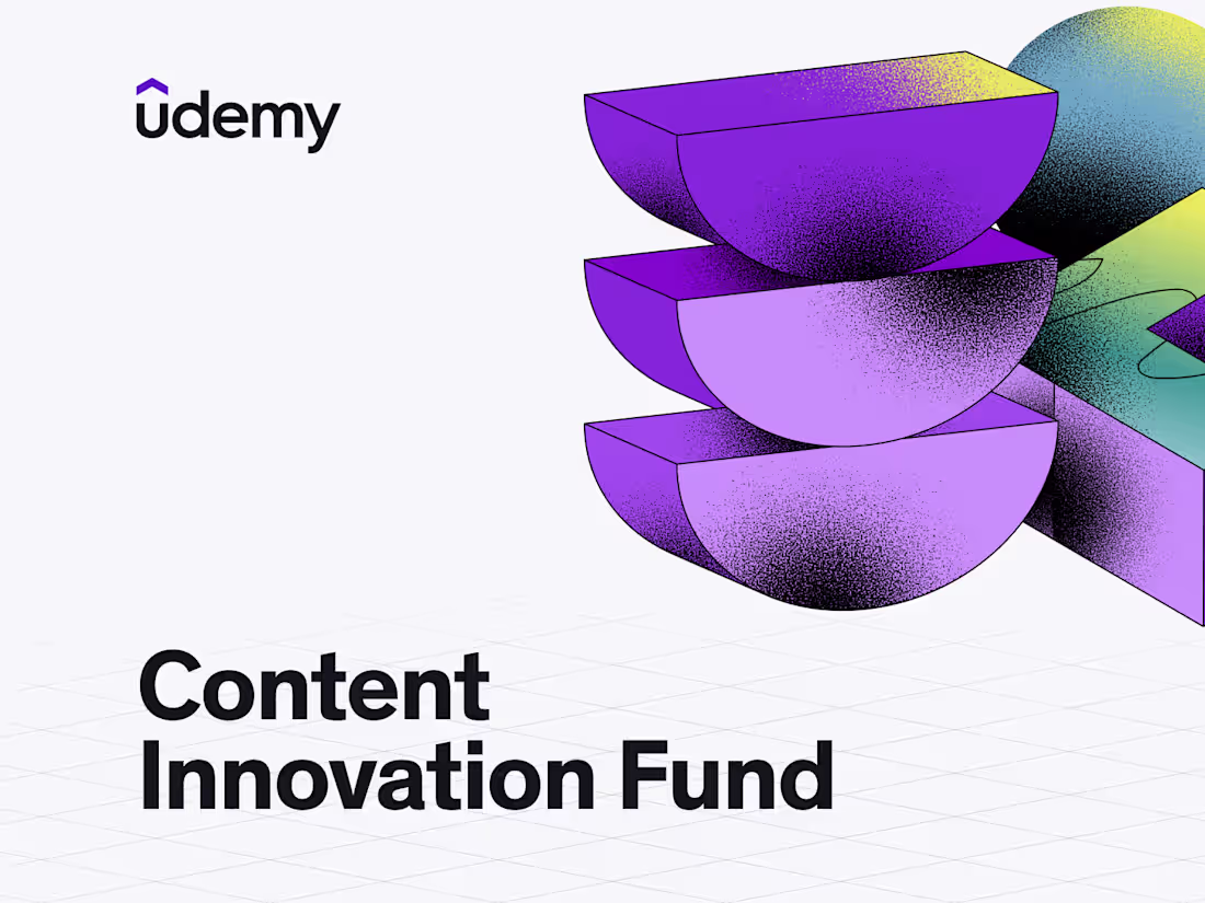 Cover image for Udemy - Content Innovation Fund