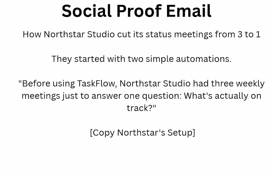 Cover image for A trust-building case study email