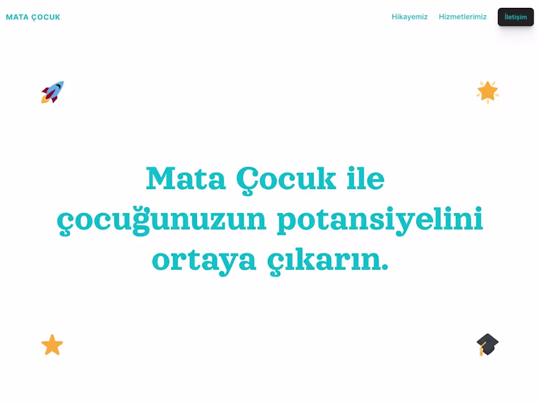 Cover image for Mata Children Center Website