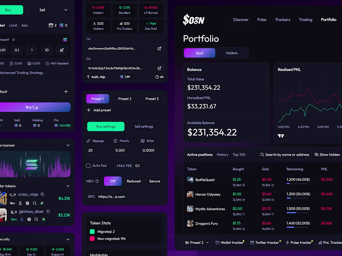 Cover image for Soon Trading Platform UI/UX Design