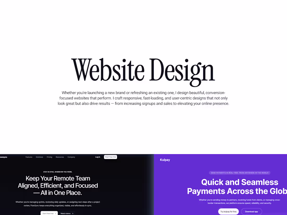 Cover image for Website Design