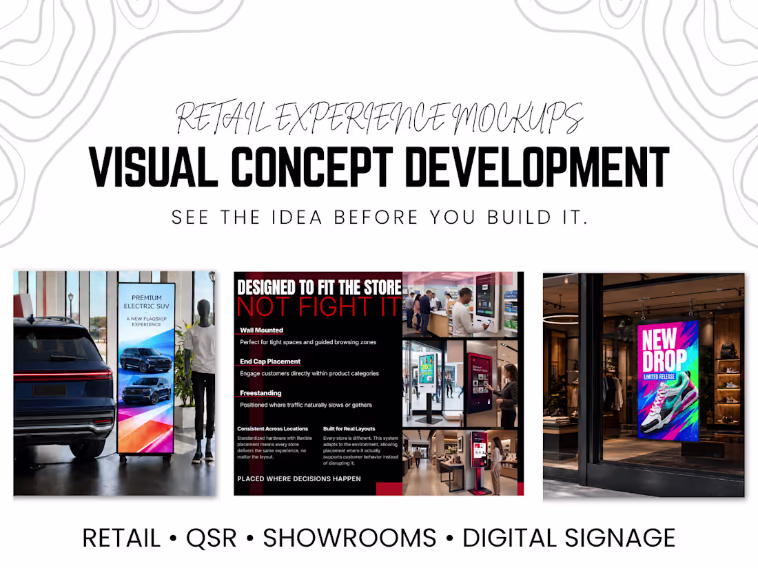 Cover image for Retail Experience Concept + Visual Mockups