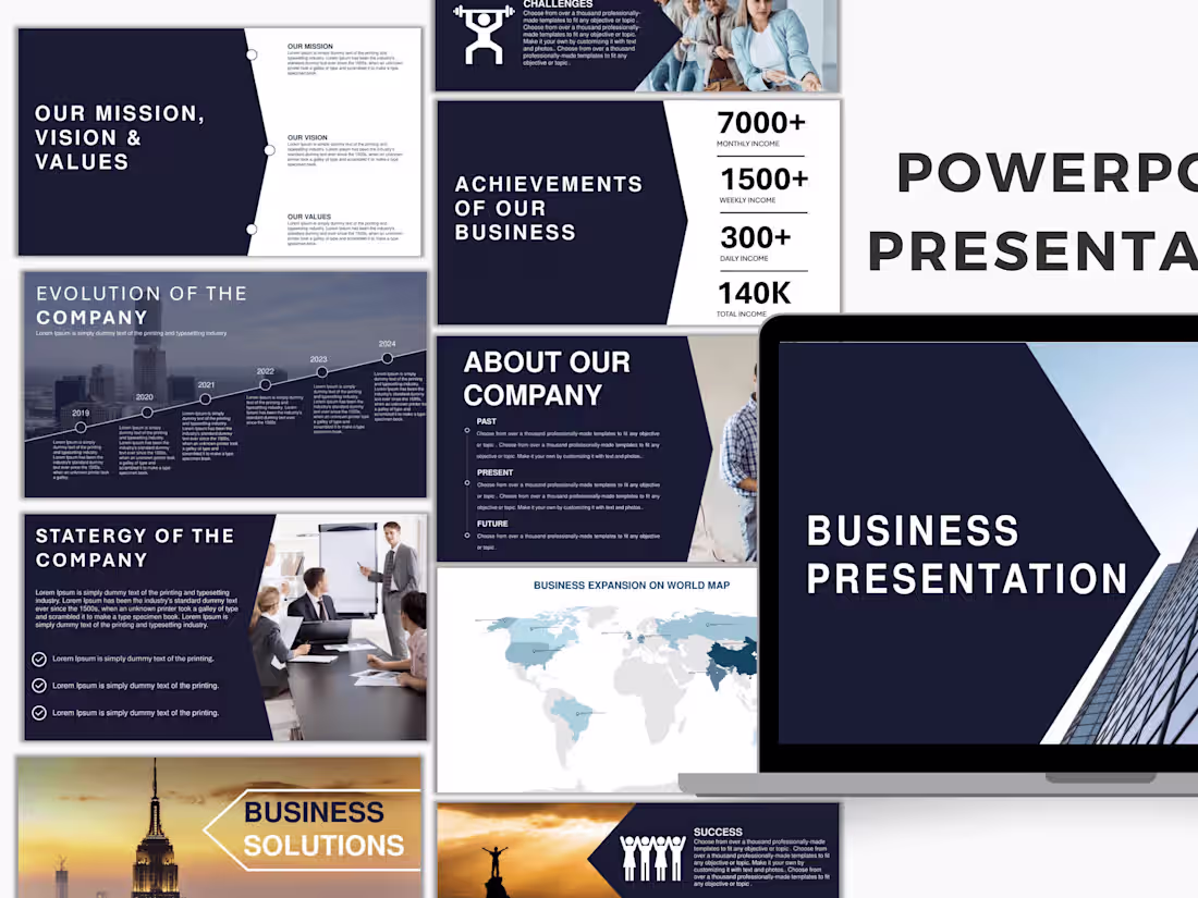 Cover image for I will design professional powerpoint presentation