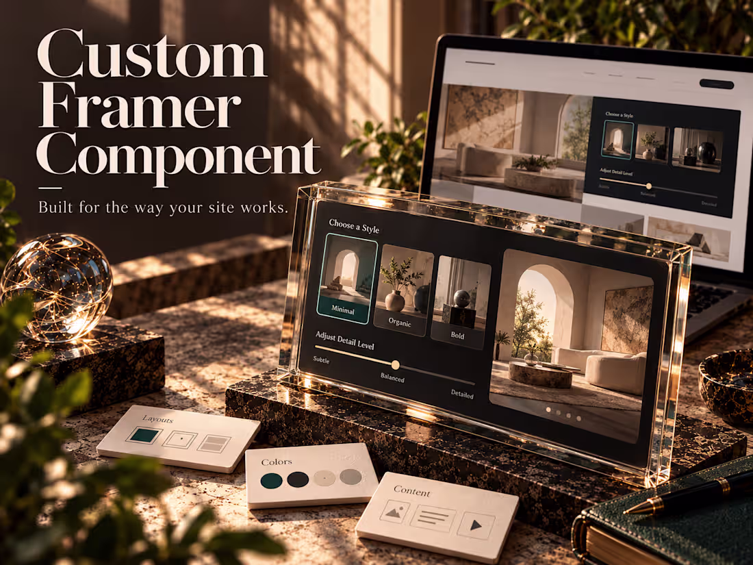Cover image for Custom Framer Code Component