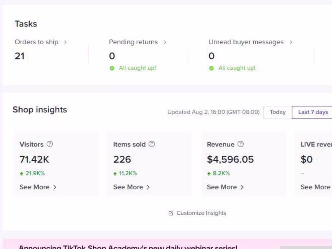 Cover image for Tiktok shop