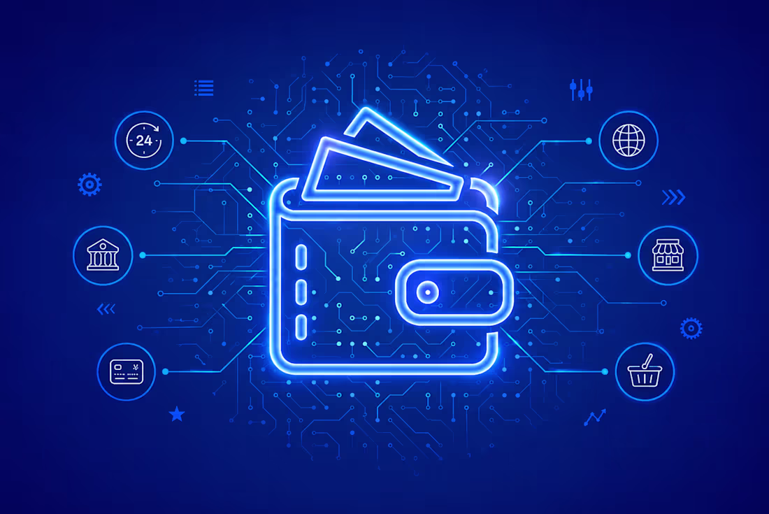 Cover image for eWallet App Development Services - Nimble AppGenie