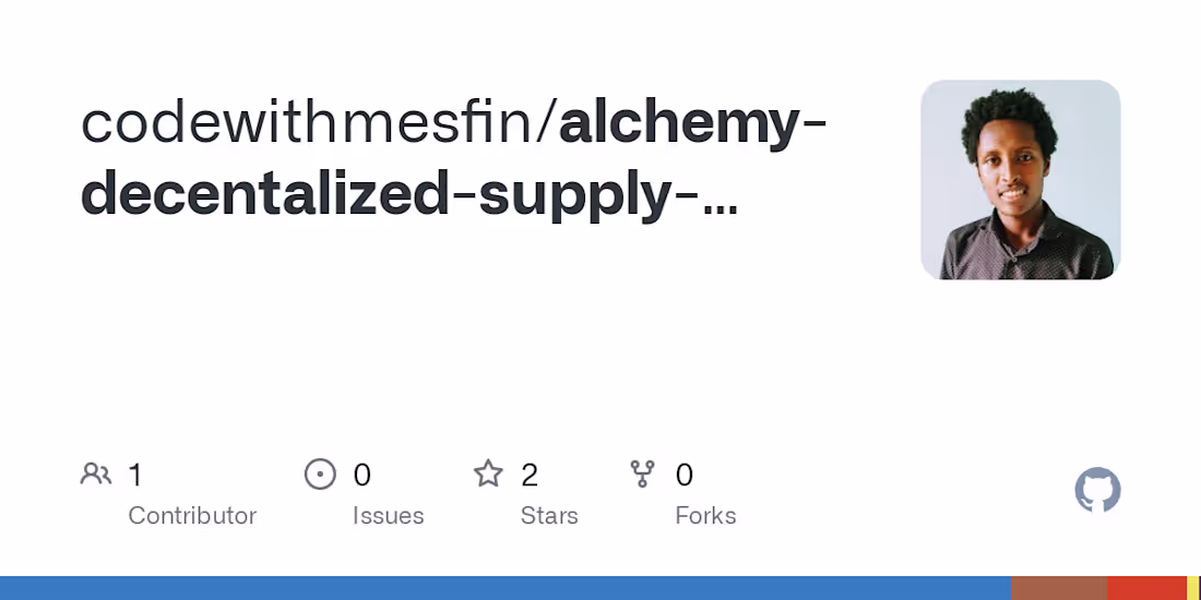 Cover image for codewithmesfin/alchemy-decentalized-supply-chain