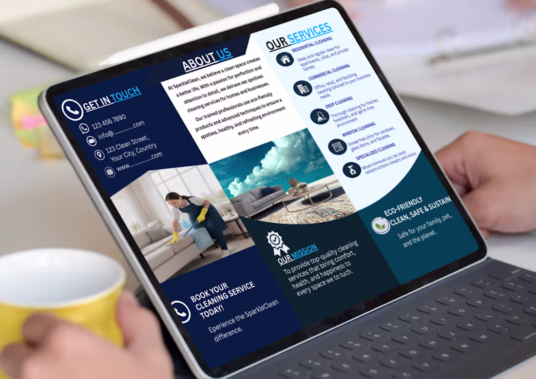 Cover image for Designed a modern and professional