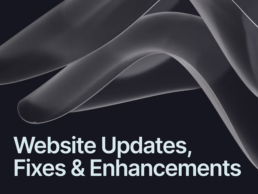 Cover image for Website Updates, Fixes & Enhancements | Webflow