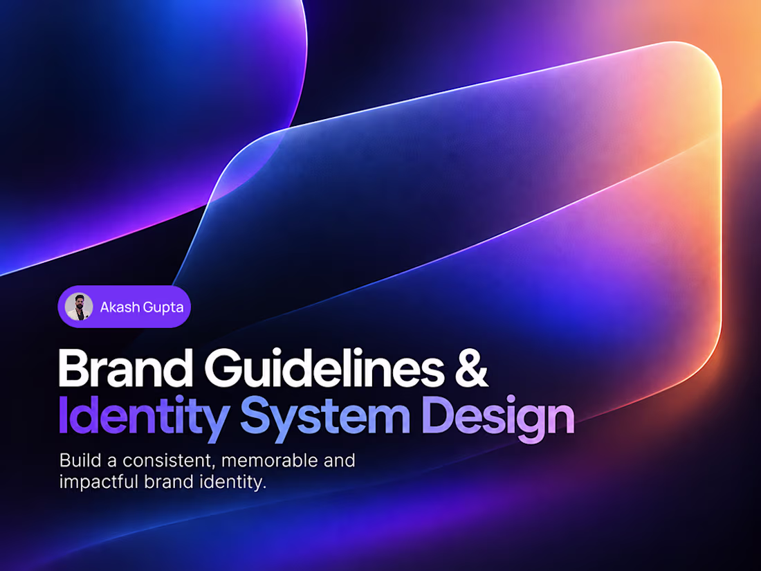 Cover image for Brand Guidelines & Identity System Design