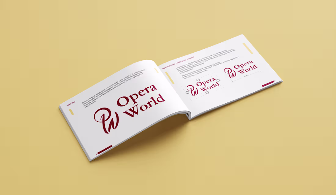 Cover image for Opera World — Visual Identity