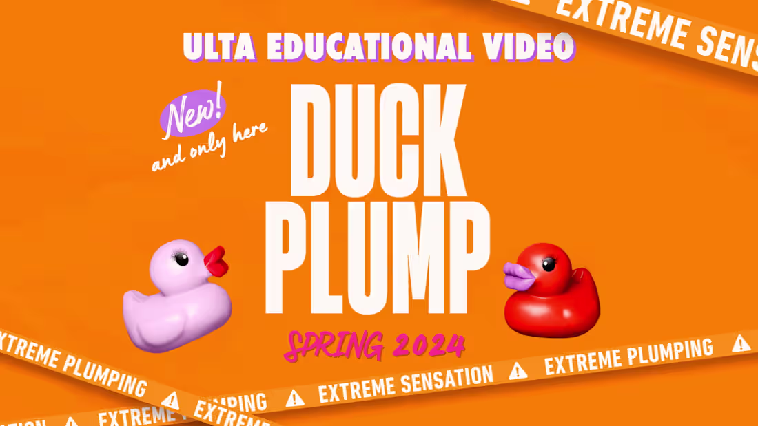 Cover image for Motion Graphics: NYX Makeup Brand - Duck Plump Animation Project