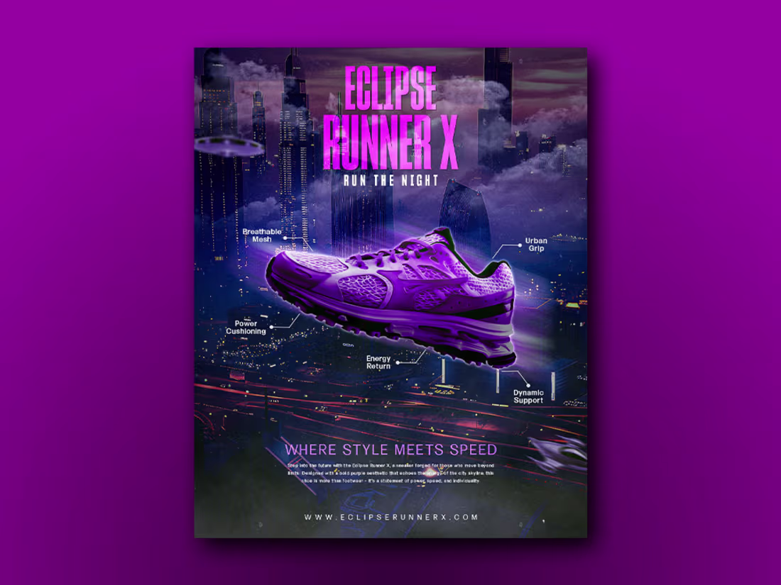 Cover image for Sneakers Poster Design