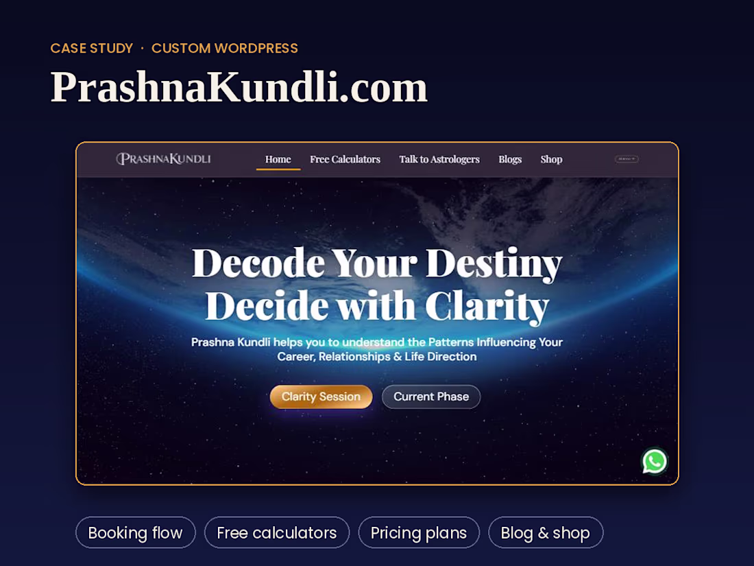 Cover image for Wordpress based website