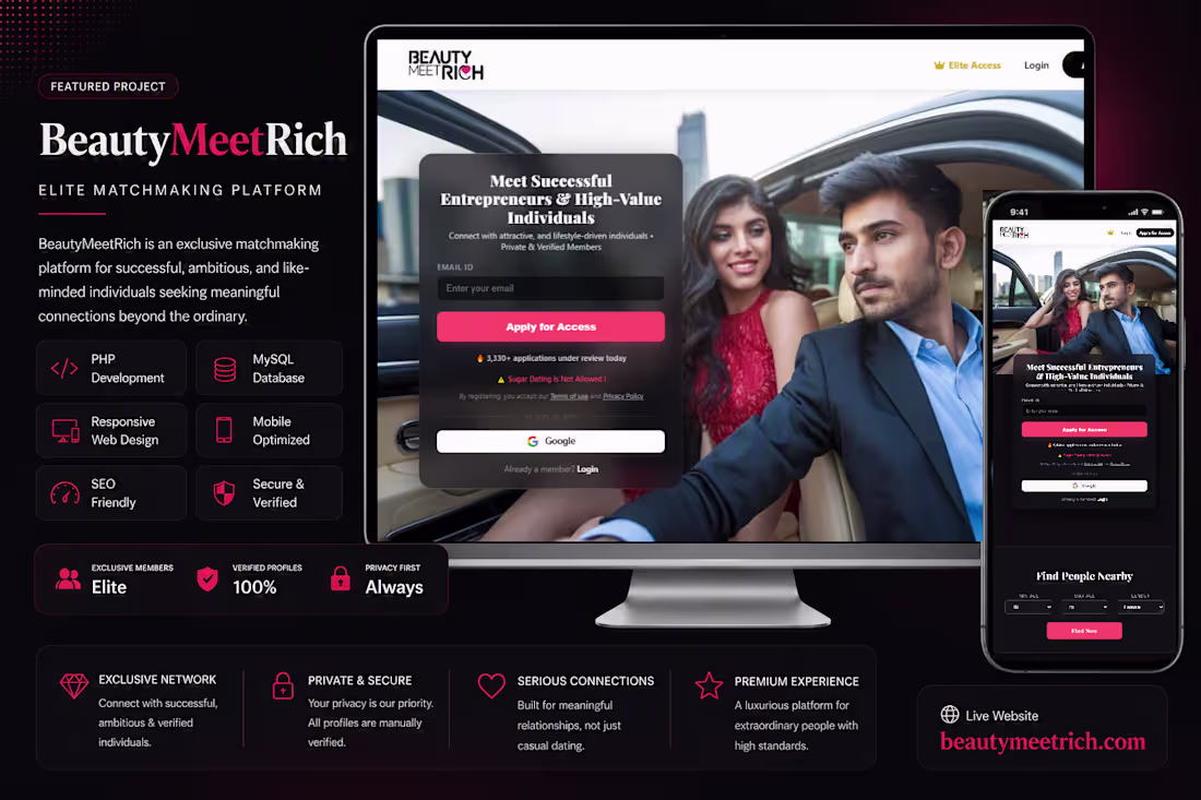 Cover image for BeautyMeetRich