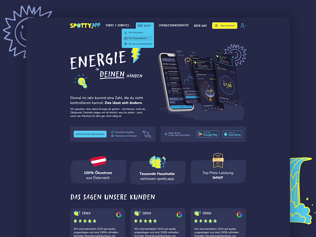 Cover image for Spotty App - Energy Made Simple