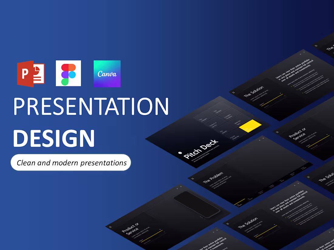 Cover image for Presentation & Pitch Deck Design