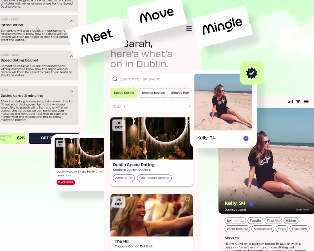 Cover image for Discover & Book Singles Events: Transform Dating into Real C...